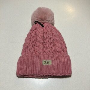 Pink UGG beanie